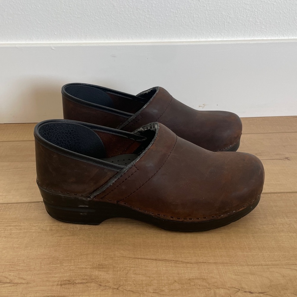 Dansko Leather Clogs